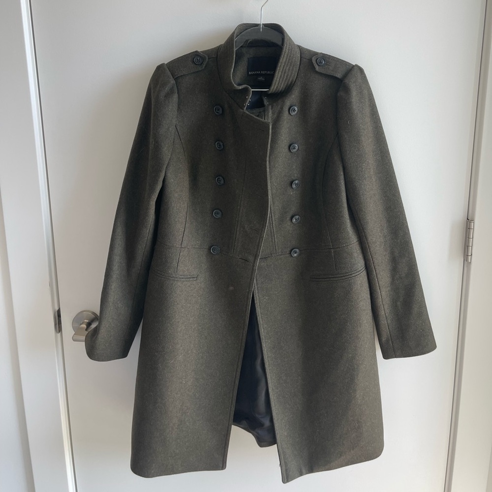 Banana Republic Green Wool Jacket